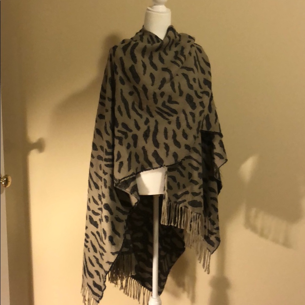 Chico”s Zebra Inspired Wrap